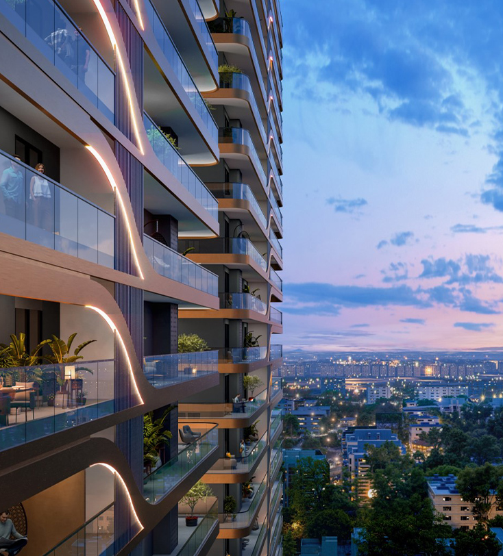 View Of Trevoc Royal Residence Appartment